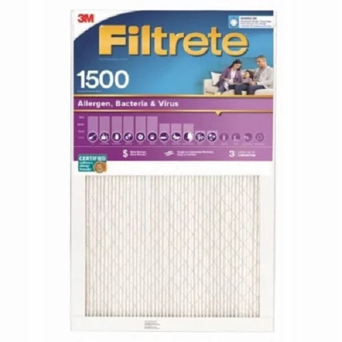 3M Filtrete 2025DC-4 Purple 16" x 24" x 1"  1500 3 Month Air Filter - Quantity of 4