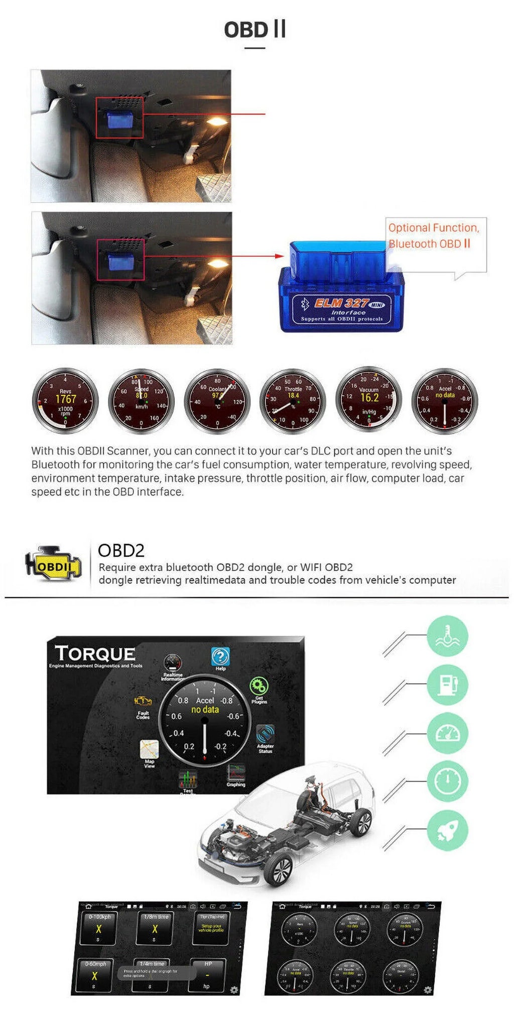 Car Stereo Radio for Honda Accord 8 2008-2013 10.1" 1280*720 Screen Android 12 Video Player Support Wireless Carplay Android Auto   Navigation  Backup Camera 2+32G, Black