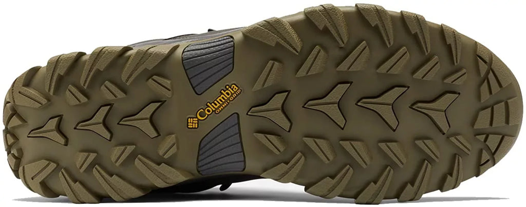 Columbia Mens Newton Ridge Plus Ii Waterproof Hiking Boot Shoe 14 Dark Grey/Stone Green