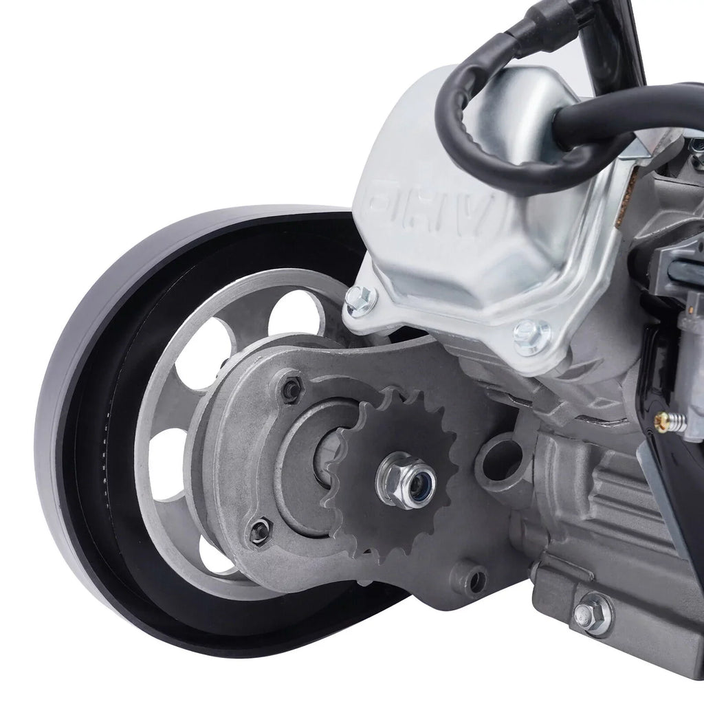 100cc 4 Stroke Bicycle Motor Kit Motorized Bicycle Engine Kit Single Cylinder Petrol Gas Motor Engine Kit, 44 Tooth Chain -156F