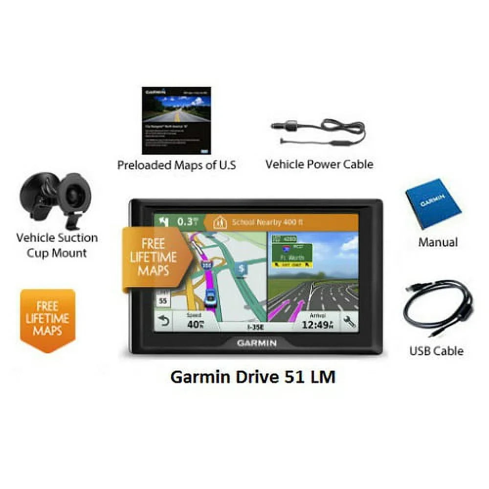 Garmin Drive 51  Entry-level  Navigator with Driver Alerts