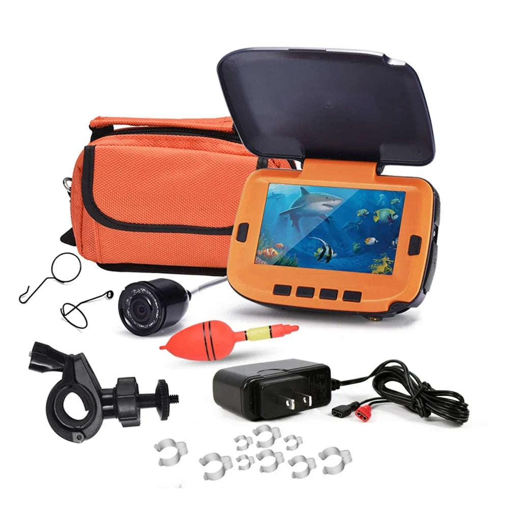 Lixada Fishing Camera Underwater 4.3in Digital  120° View 300,000 Pixels Night Vision Suitable for Ice/River Fishing
