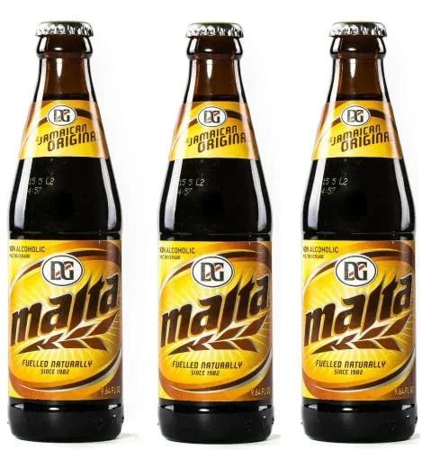 D & G Jamaican Original Malta - 284 ml . Oz. 3 Pack (284 )