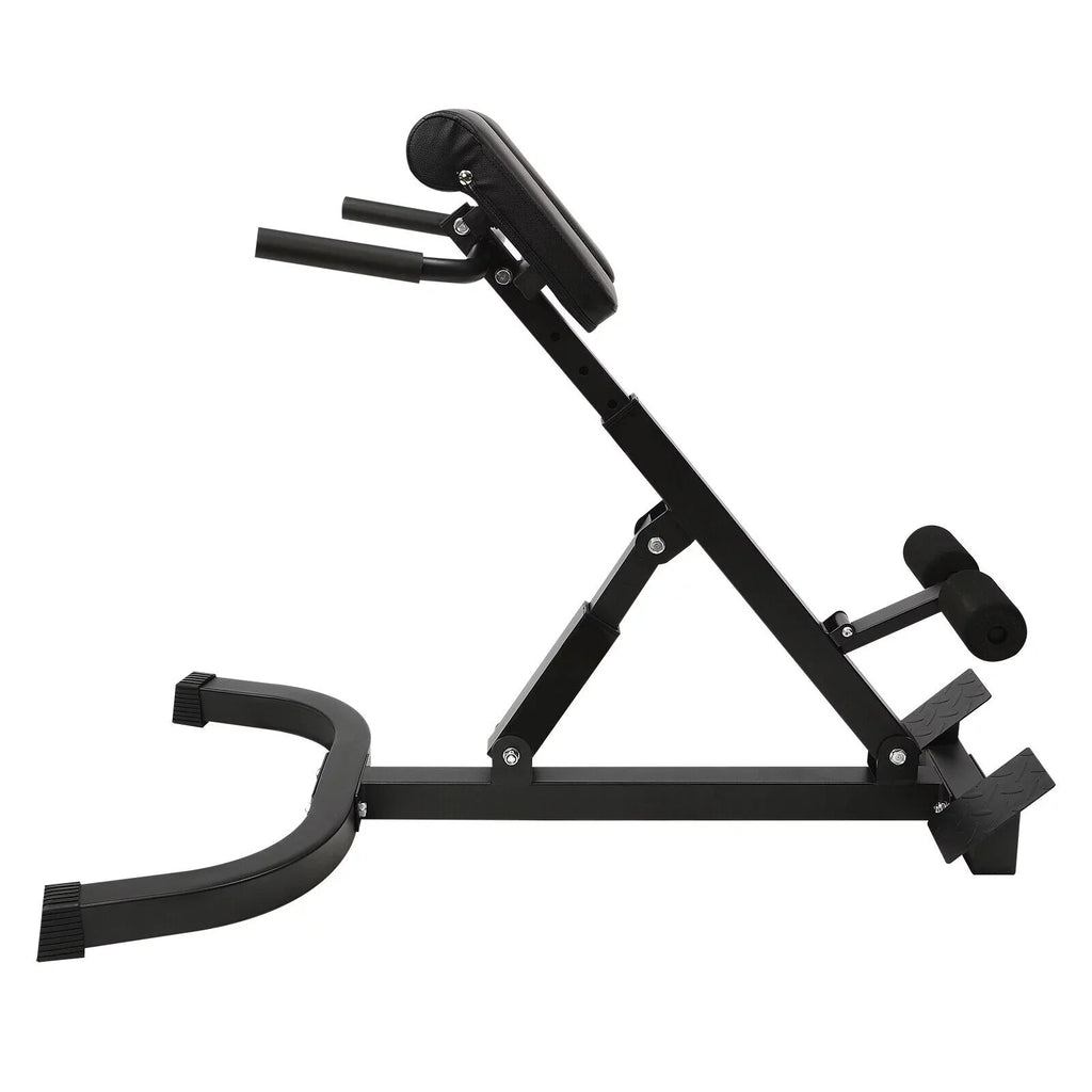 Multi-Functional Bench Roman Chair Back Extension Machine, Adjustable Hyperextension Bench - Hamstring Black 40.55*27.55*44.48 in
