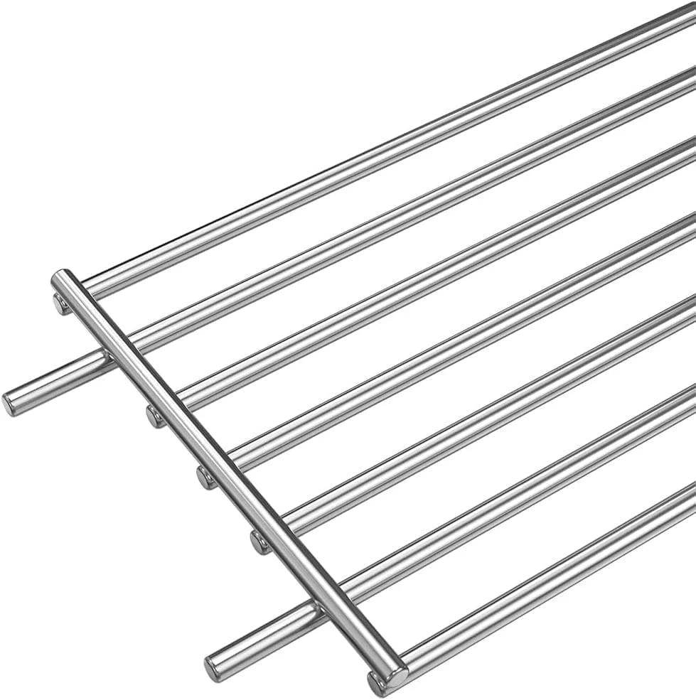 7513 Grill Warming Rack for Weber Spirit 700, Genesis Silver B&C, 7513/88719 304 Stainless Steel Warming Rack Replacement for Weber Genesis 1000-5500, Gold B & C, 24.9 x 4.7 x 4 in