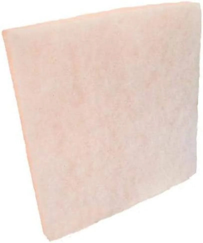 /Air Filter Media Roll, Orange/White MERV8 Polyester Media with a Heavy Dry Tackifier - 1 inch x 25 inch x 24 Foot
