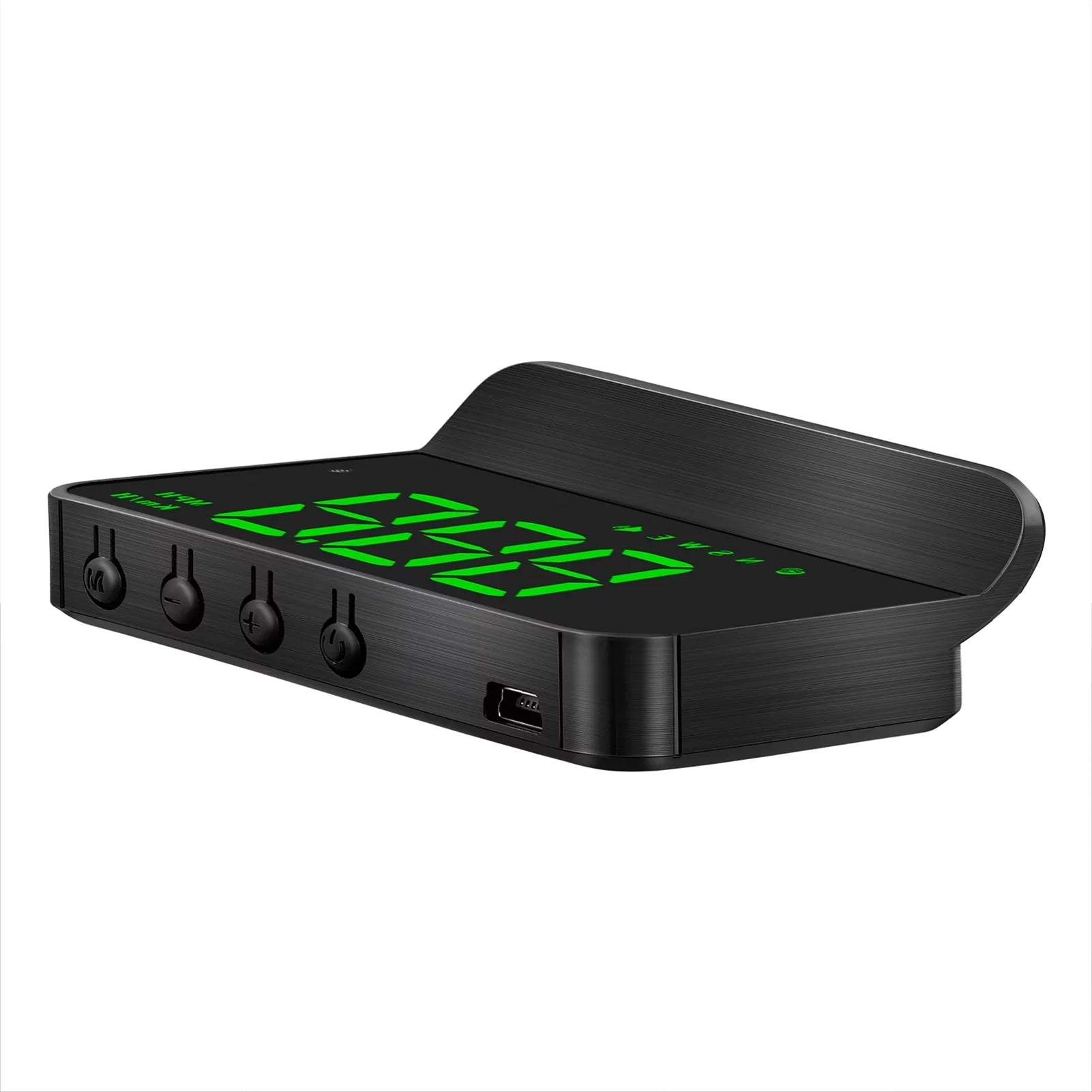 Walmeck Car 3.5 inch Head-up Display Windshield Projecter Digital Vehicle Speedometer  Model Overspeed Warning Fatigue Driving Alarm
