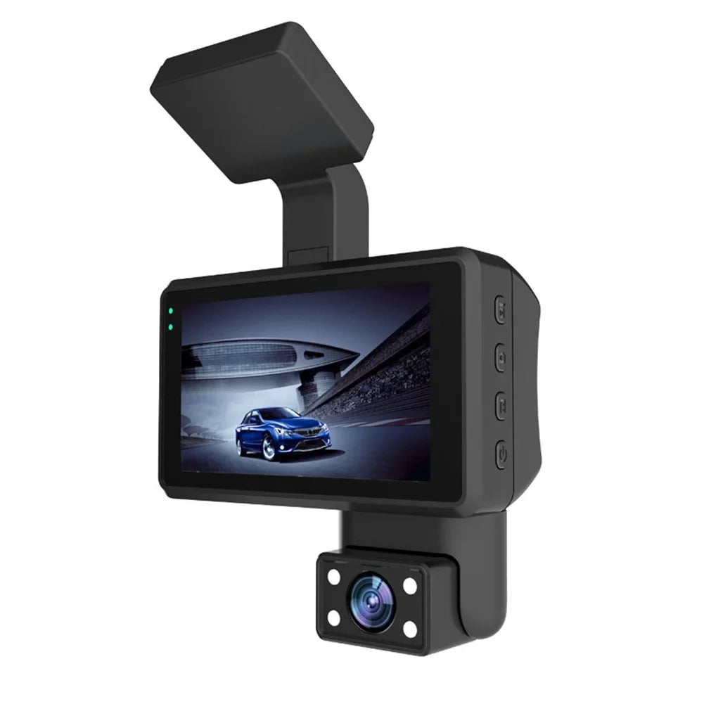 High-definition night vision, front and rear in-car double recording driving recorder  infrared