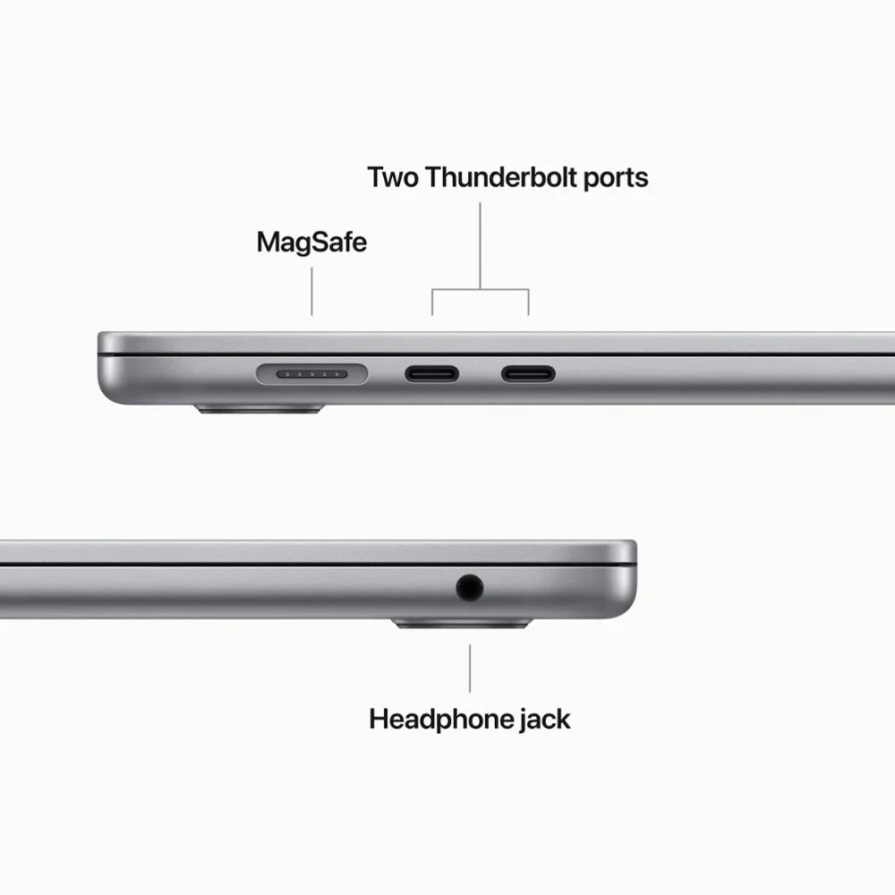 Restored Apple MacBook Air 15" Laptop with M2 Chip, 8GB , 512GB  in Space Gray MQKQ3LL/A Like New (Refurbished)