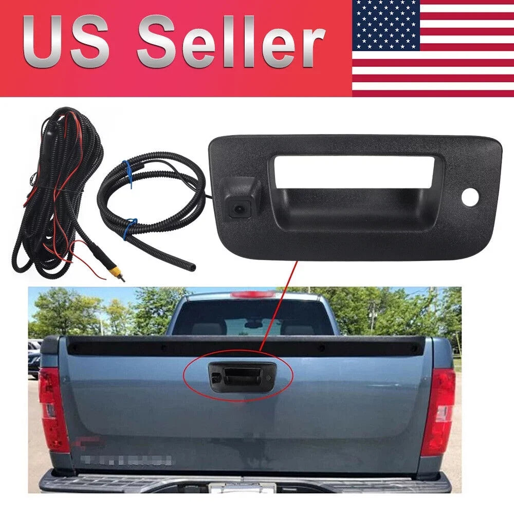 Paddsun For Chevy Silverado/ Sierra Rear View Backup Tailgate Handle Camera 07-13