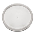 Dart Plastic Lids for Foam Cups, Bowls and Containers, Flat, Vented, Fits 6-32 oz, Translucent, 100/Pack, 10 Packs/Carton