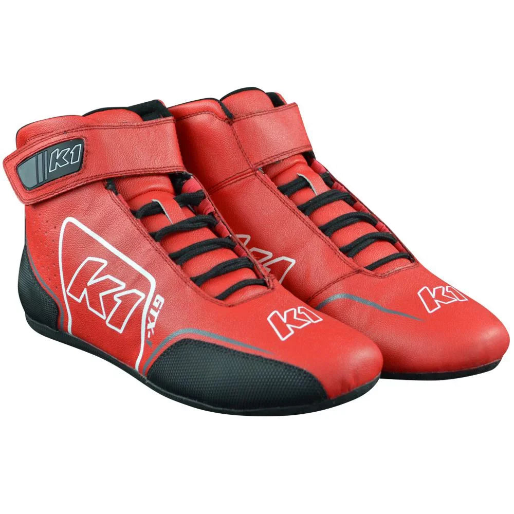 Shoe -1 Red / Grey Size 14