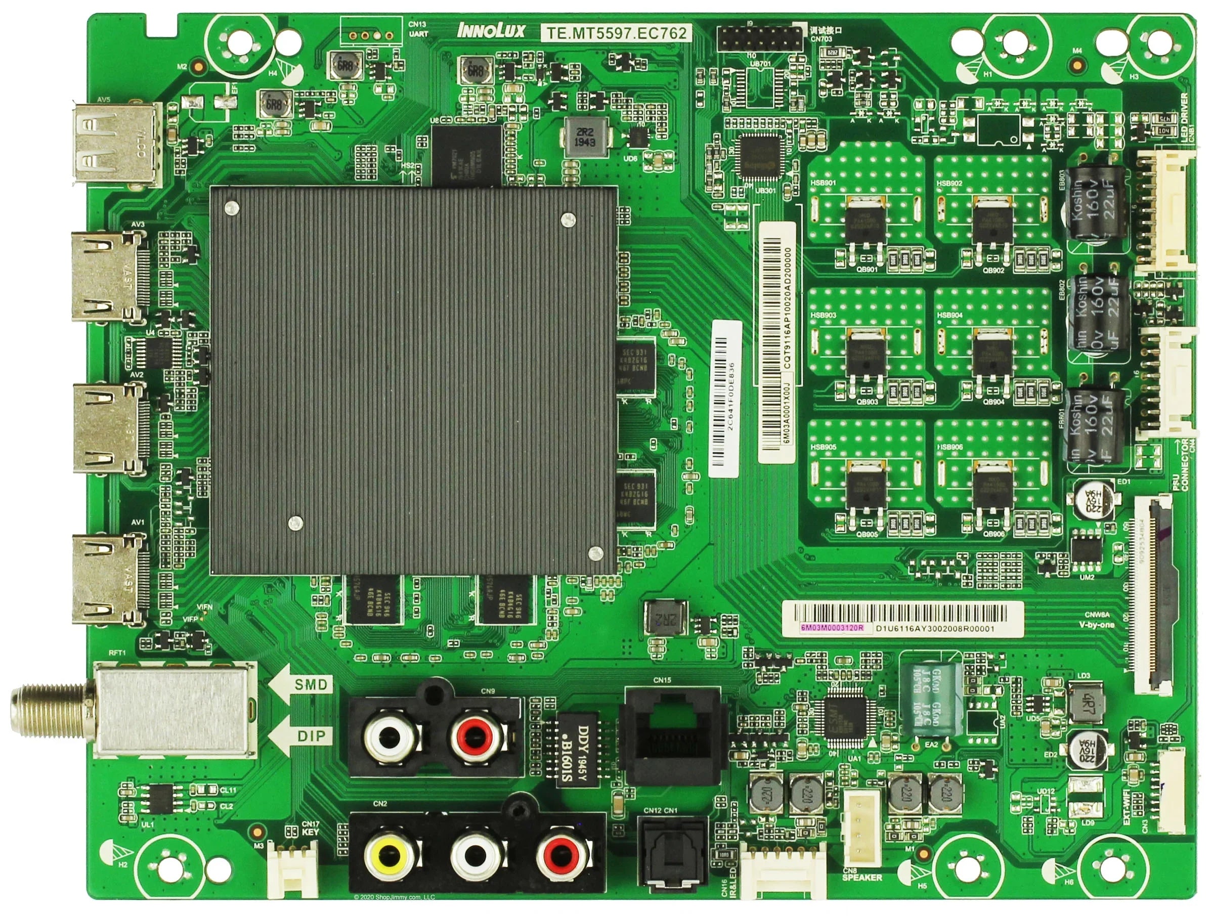 Vizio 6M03A0001X00J Main Board for V655-G9 ( Serial)