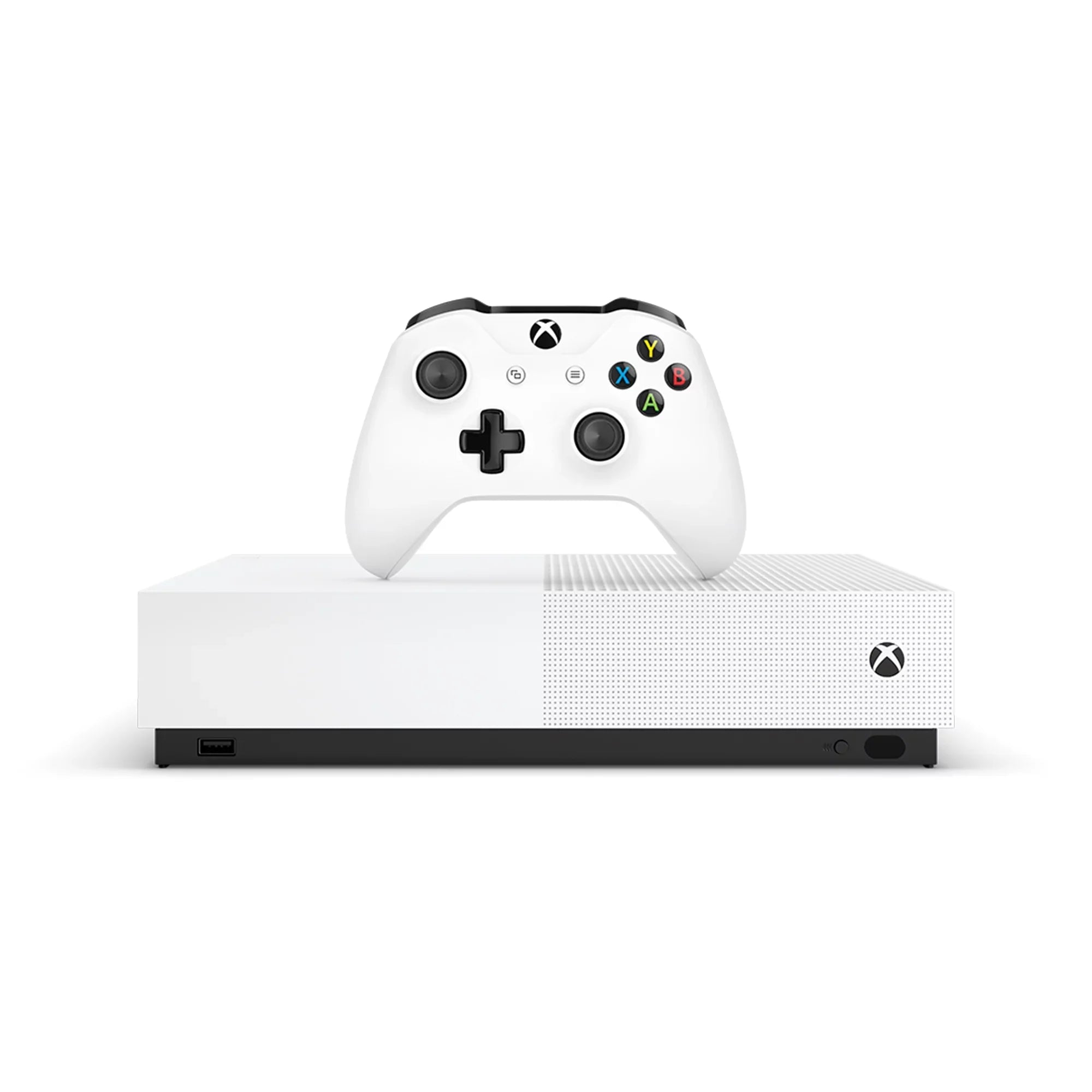 Restored Microsoft Xbox One S 1TB All-Digital Edition Console Disc-free No Game -00050 () (Refurbished)