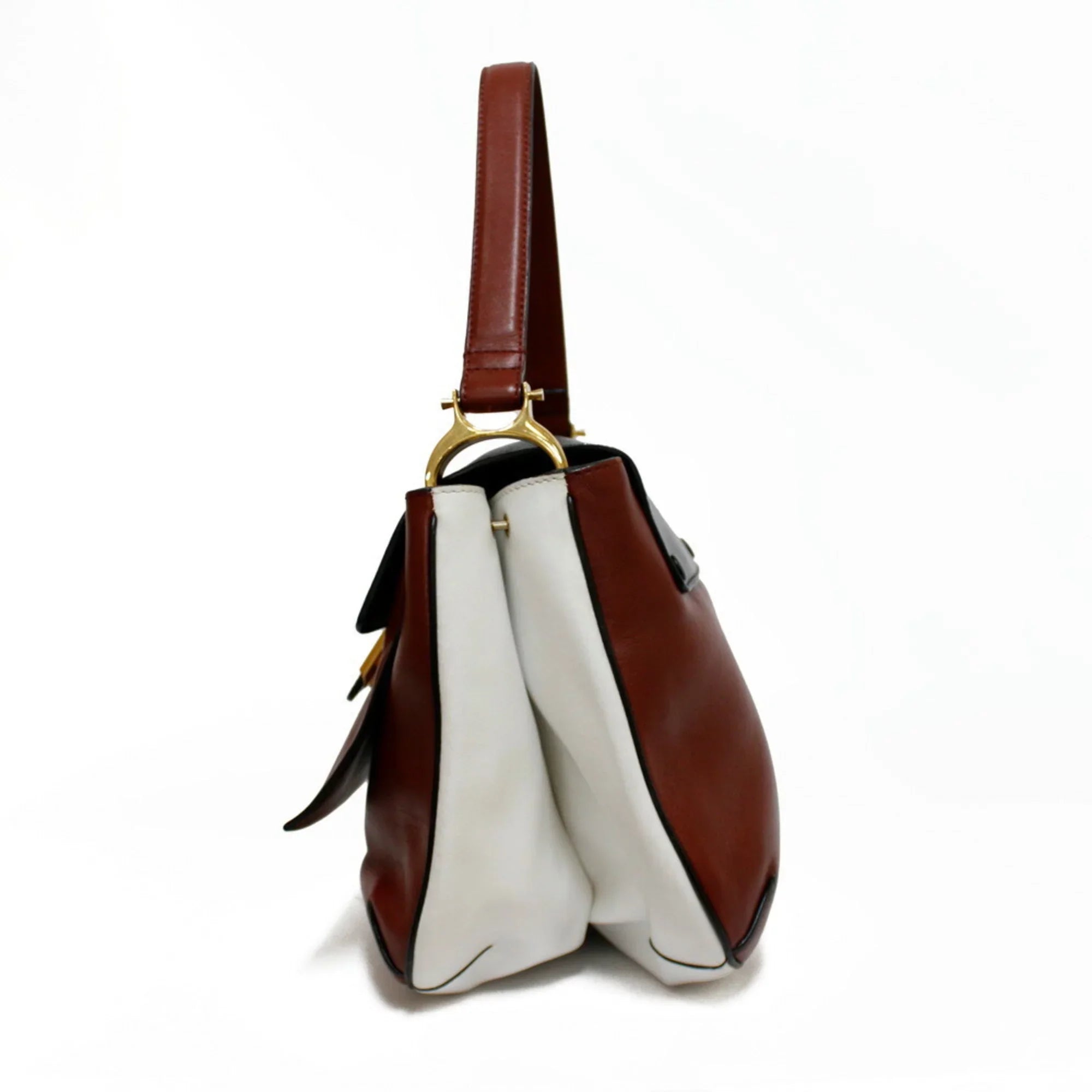 Pre-Owned Chloé Chloe Shoulder Bag Brown Women's Leather (Good)