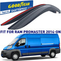 Goodyear Shatterproof Window Deflectors for Ram ProMaster 2014-2024, Tape-on Rain Guards, Window Visors, Vent Deflector, Vent Visor, Car Accessories, 2 pcs - GY008711