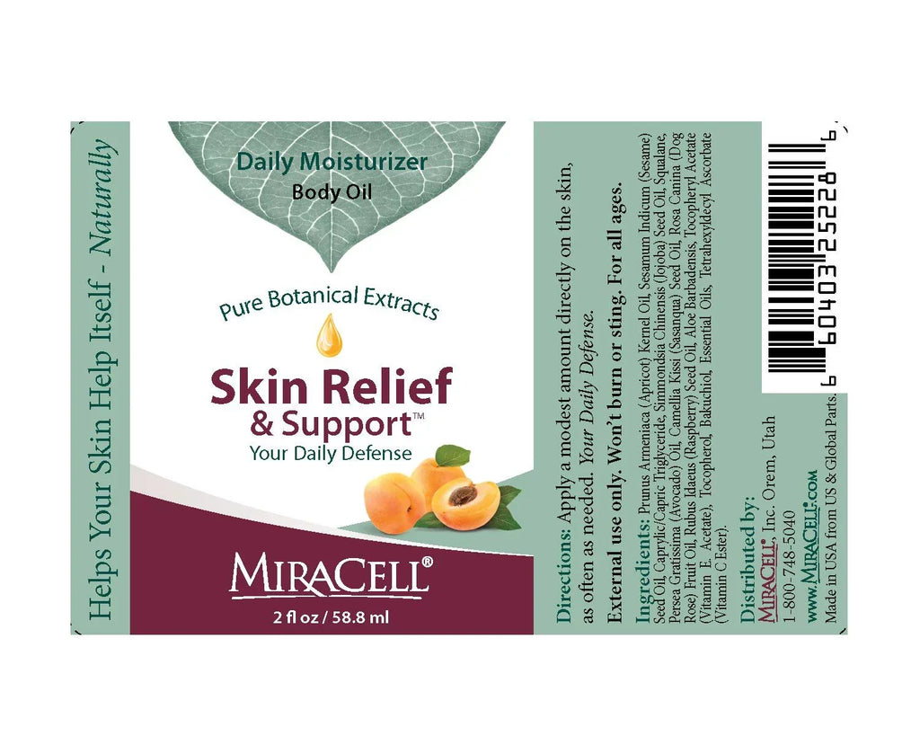 MiraCell - Skin Relief & Support (2 oz.) Daily Mosturizing Body Oil