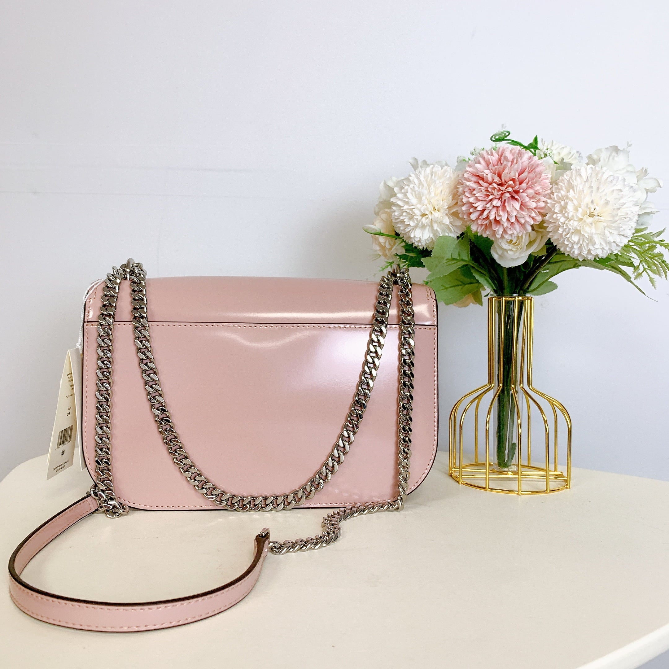 Tory Burch 149929 Emerson Top Handle Patent Leather Crossbody Bag