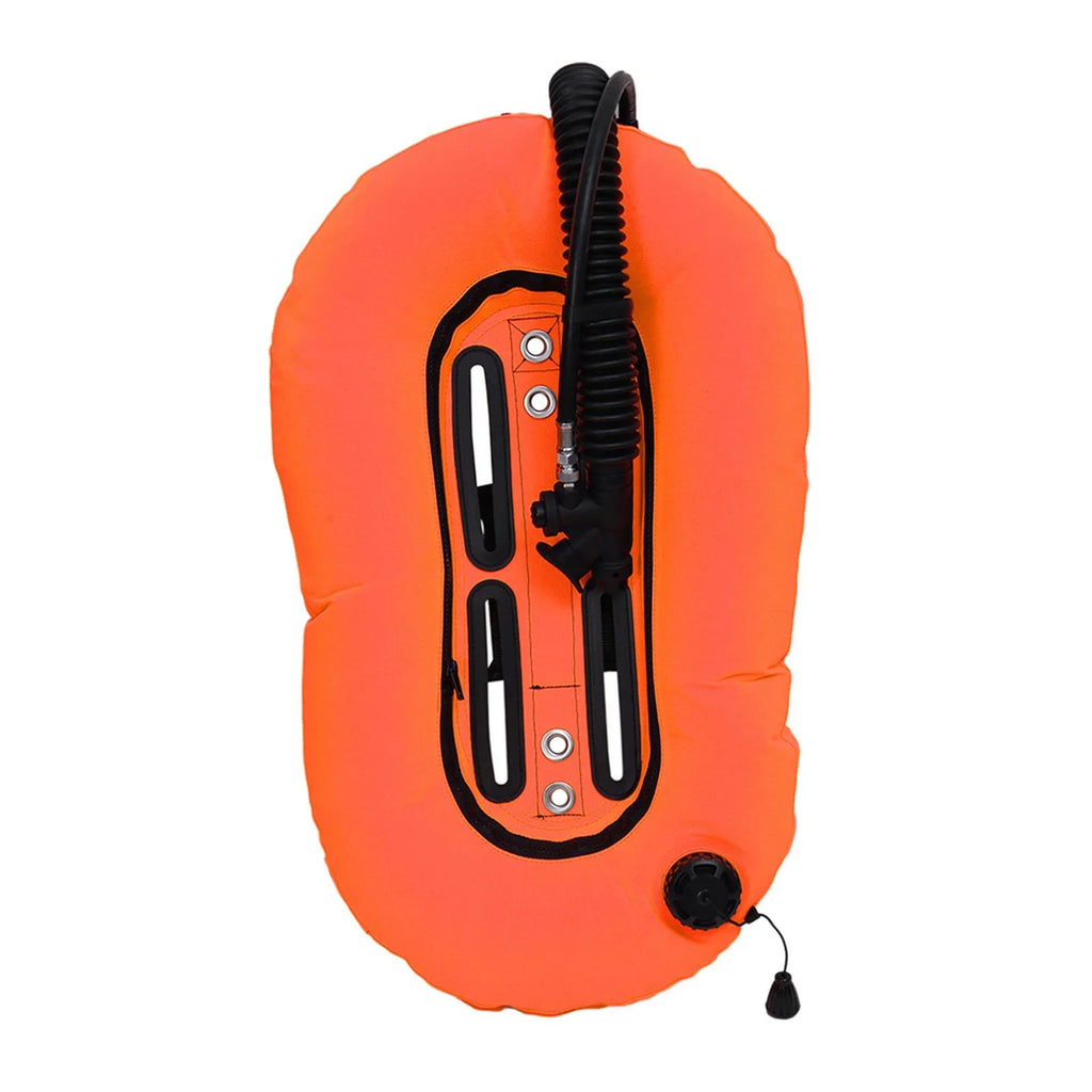 harayaa Diving Snorkeling Donut Wing Single Tank Scuba  Set for Freediving Diving Orange