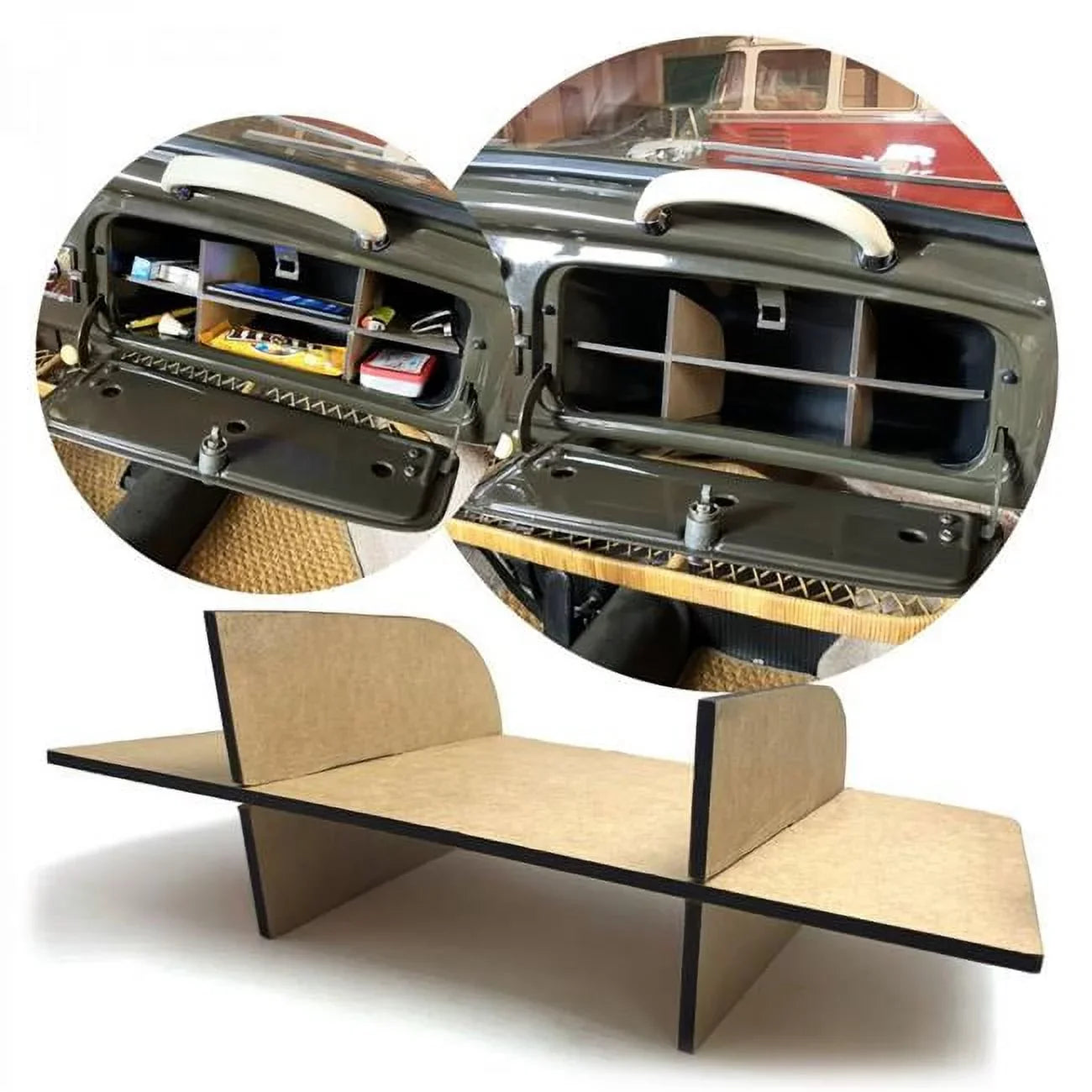 Beetle Glove Box Organizer for 58-64 Volkswagen Bug Type 1 Sedan Convertible