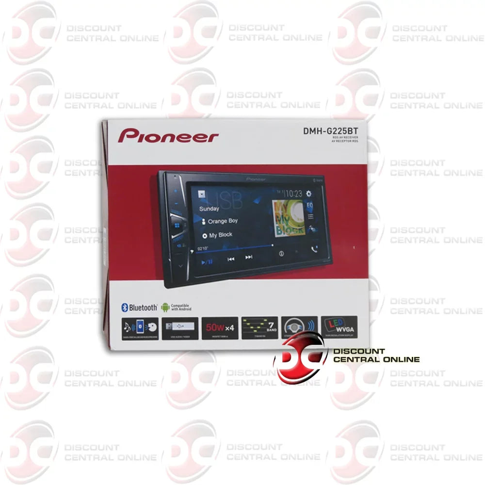 Pioneer 2- 6.2" Touchscreen Digital Media Car stereo  Bluetooth + Remote with DiscountCentralOnline FL09CH Full License plate Night vision Waterproof back-up camera