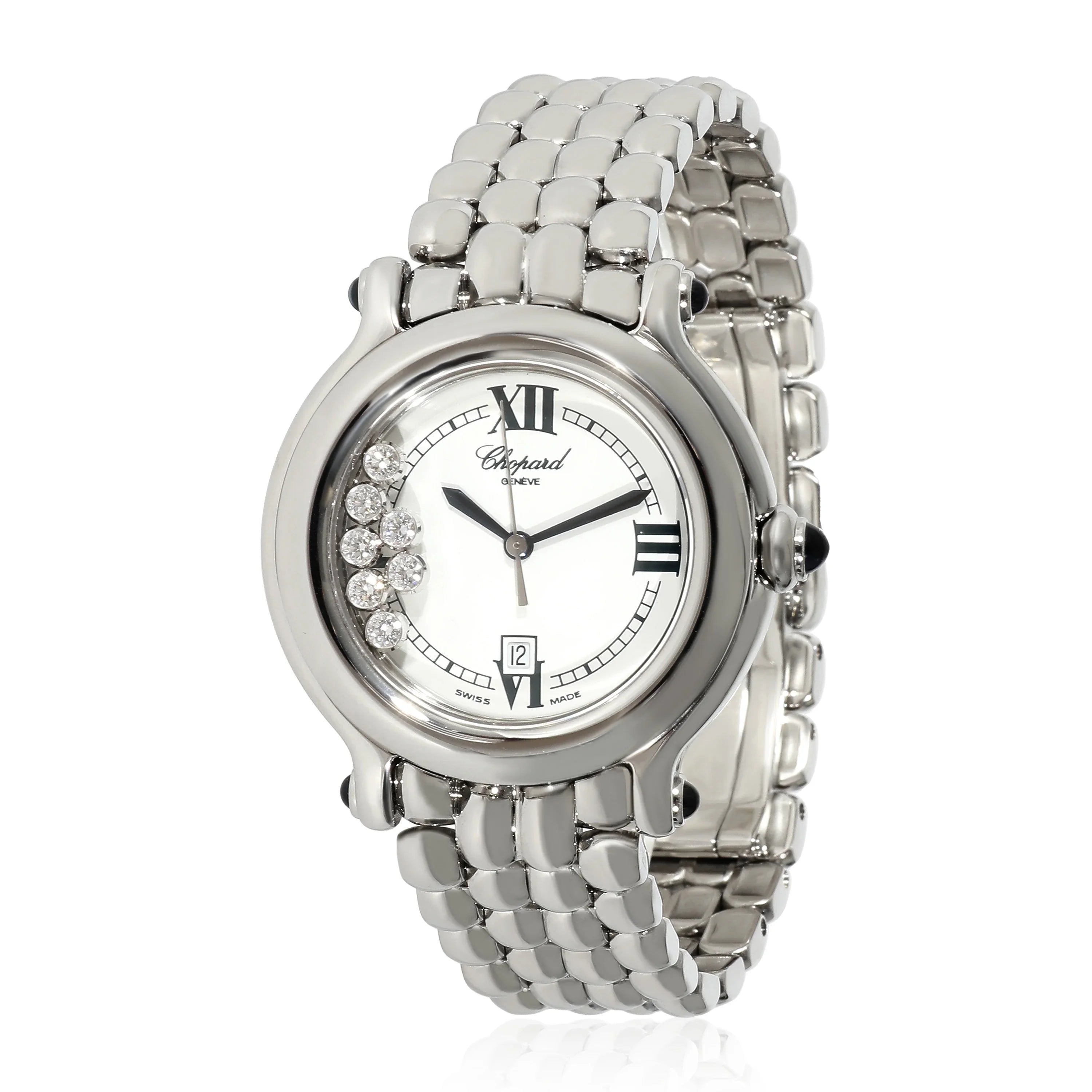 Chopard Happy Sport 27/8236-3005 Women's Watch in  Stainless Steel Pre-Owned