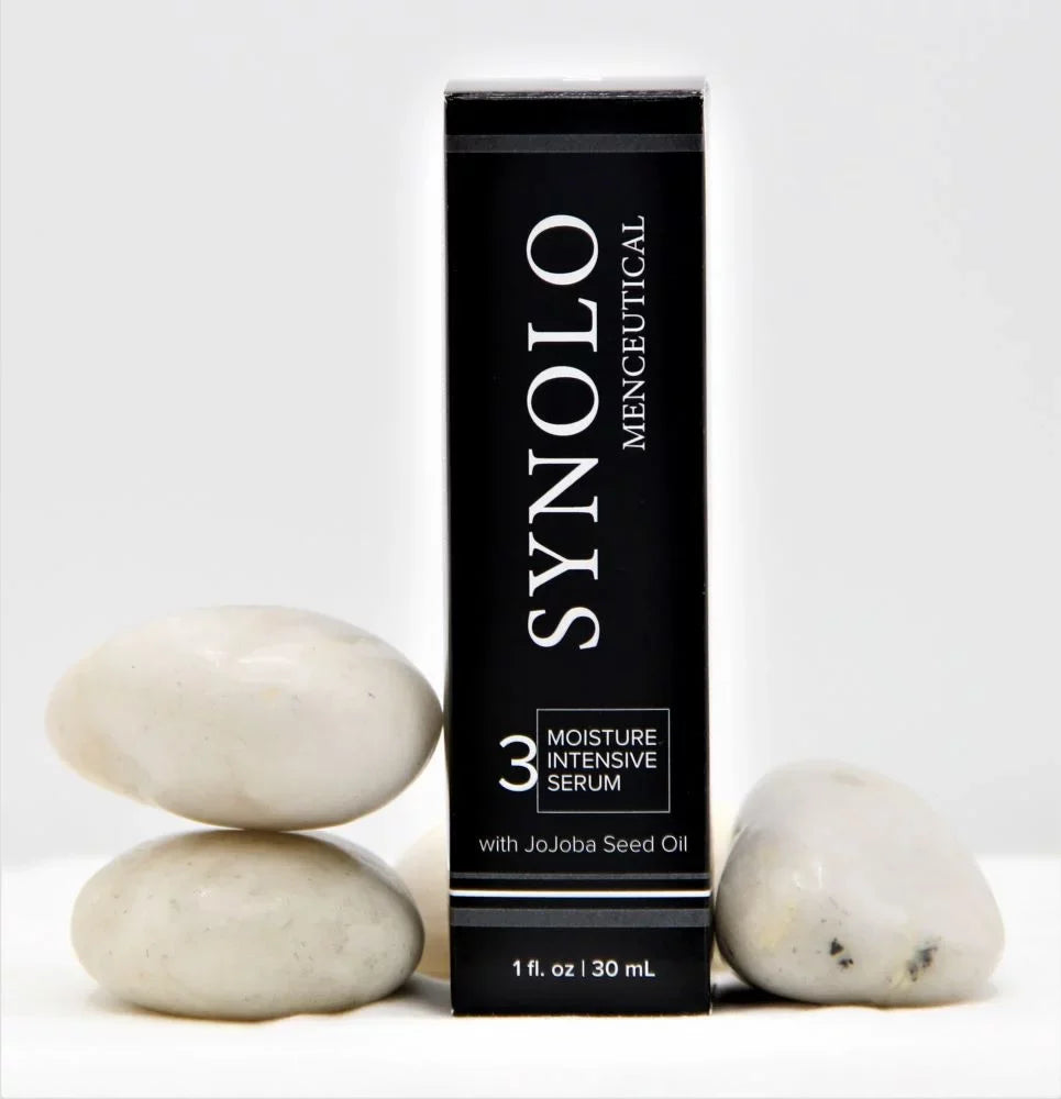 Synolo: Men Serum Step 3:  Hydrates dry, Irritated Skin with JoJoba Seed Oil |Made In