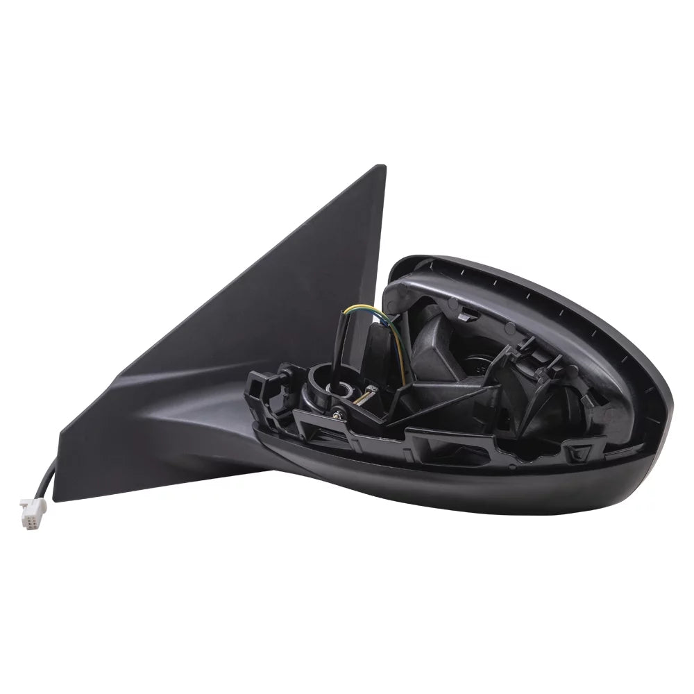 Brock Aftermarket Replacement Driver Left Power Mirror Without Heat-Signal-Camera Paint To Match Black Compatible With 2020-2021 Nissan Sentra
