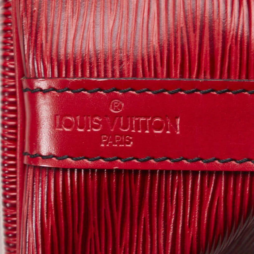 Pre-Owned Louis Vuitton Epi Petit Noe One Shoulder Bag Handbag M44107 Castilian Red Leather Ladies   (Good)