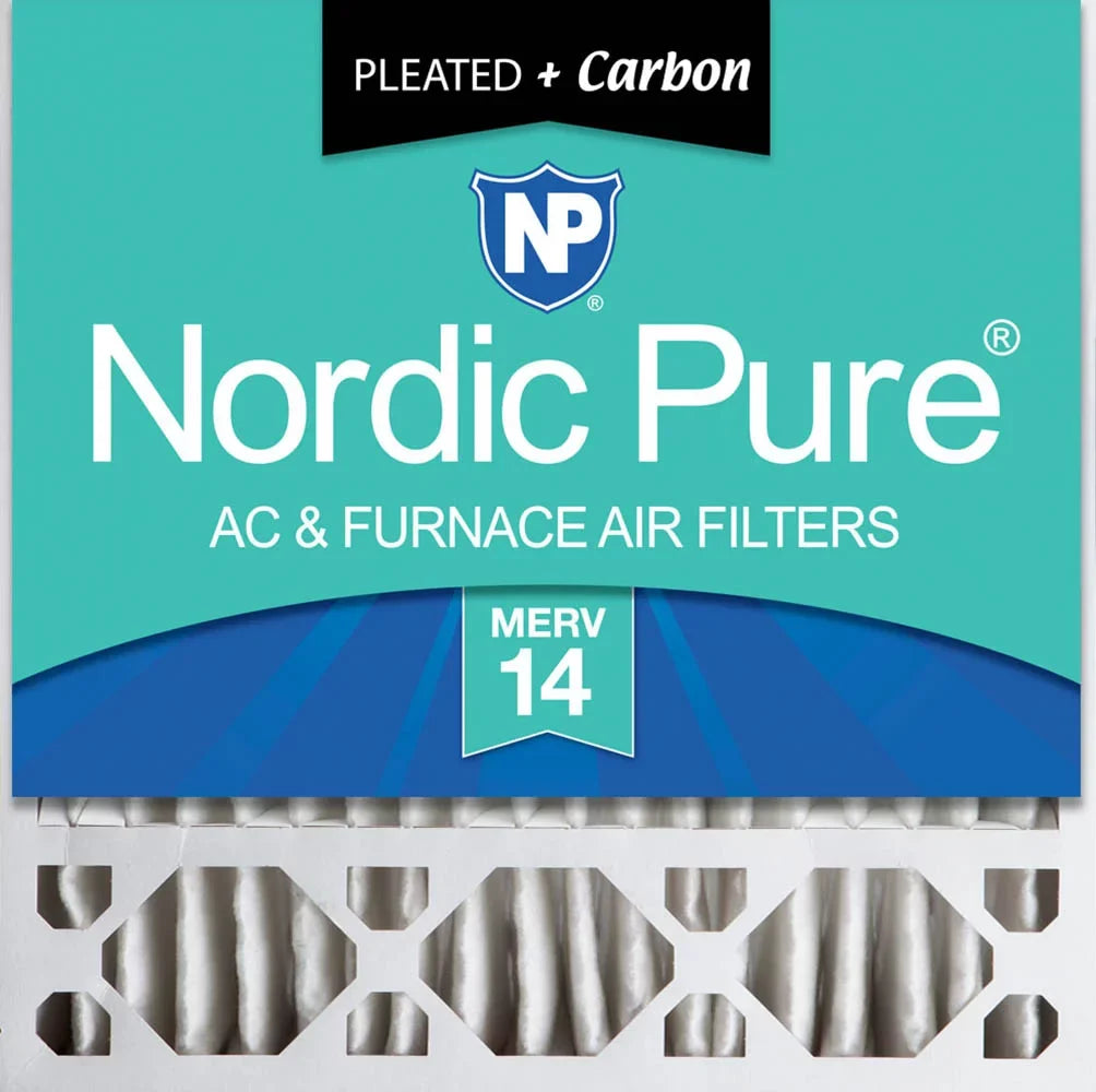 20x20x5 (4 3/8) Honeywell Replacement Furnace Filters  14 Plus Carbon 1 Pack