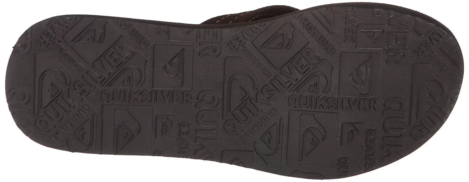 Quiksilver Men's Carver Suede 3-Point Flip-Flop