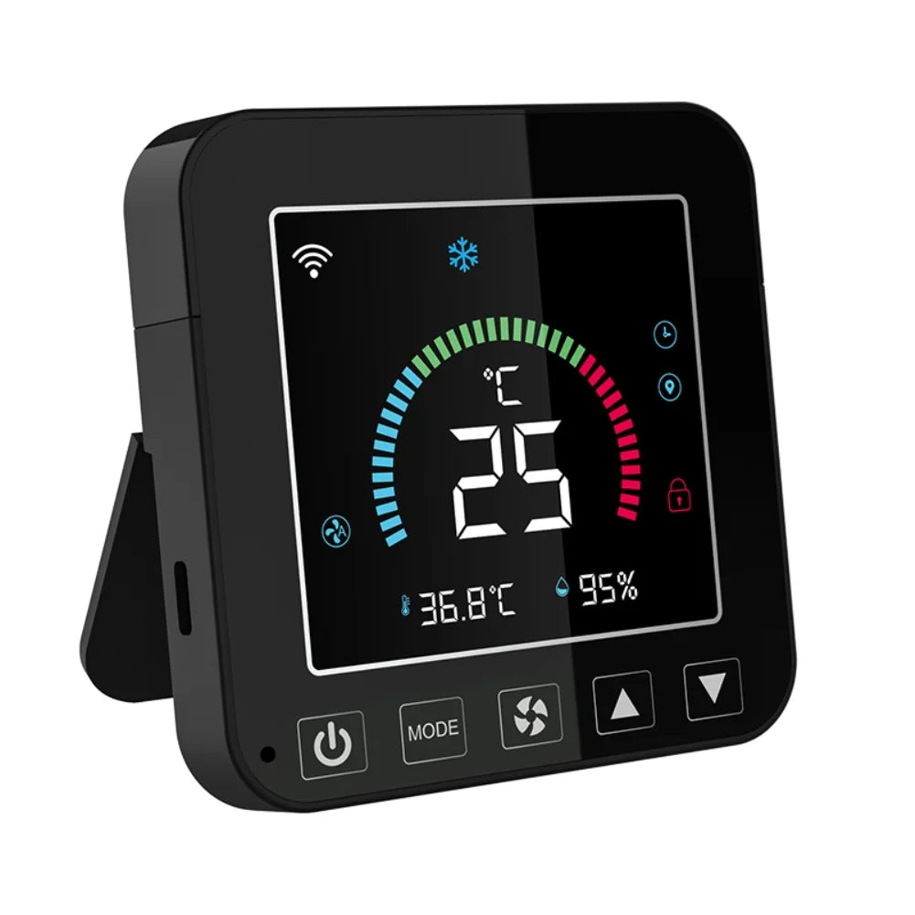 Tuya  Smart Temperature And Humidity Sensor Smart Home Indoor Intelligent Linkaged with air conditioner and Siren Alarm WiFi