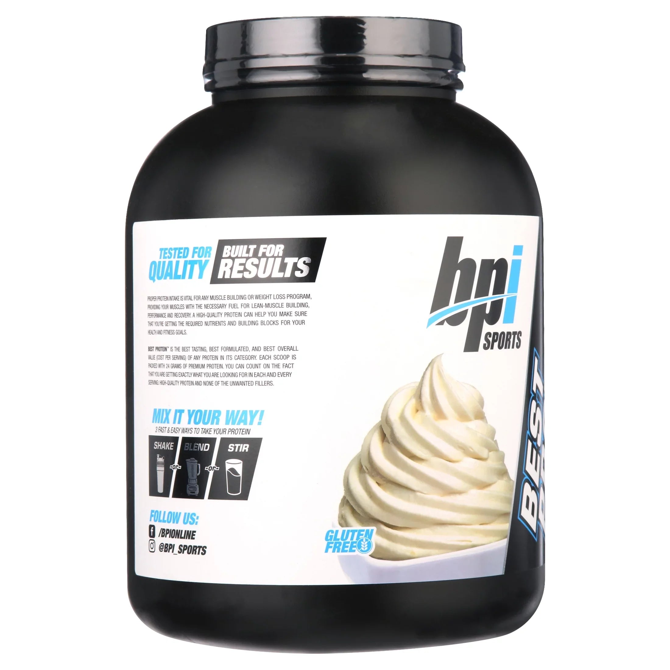 Sports Best Protein Protein Vanilla Swirl, 72 Servings
