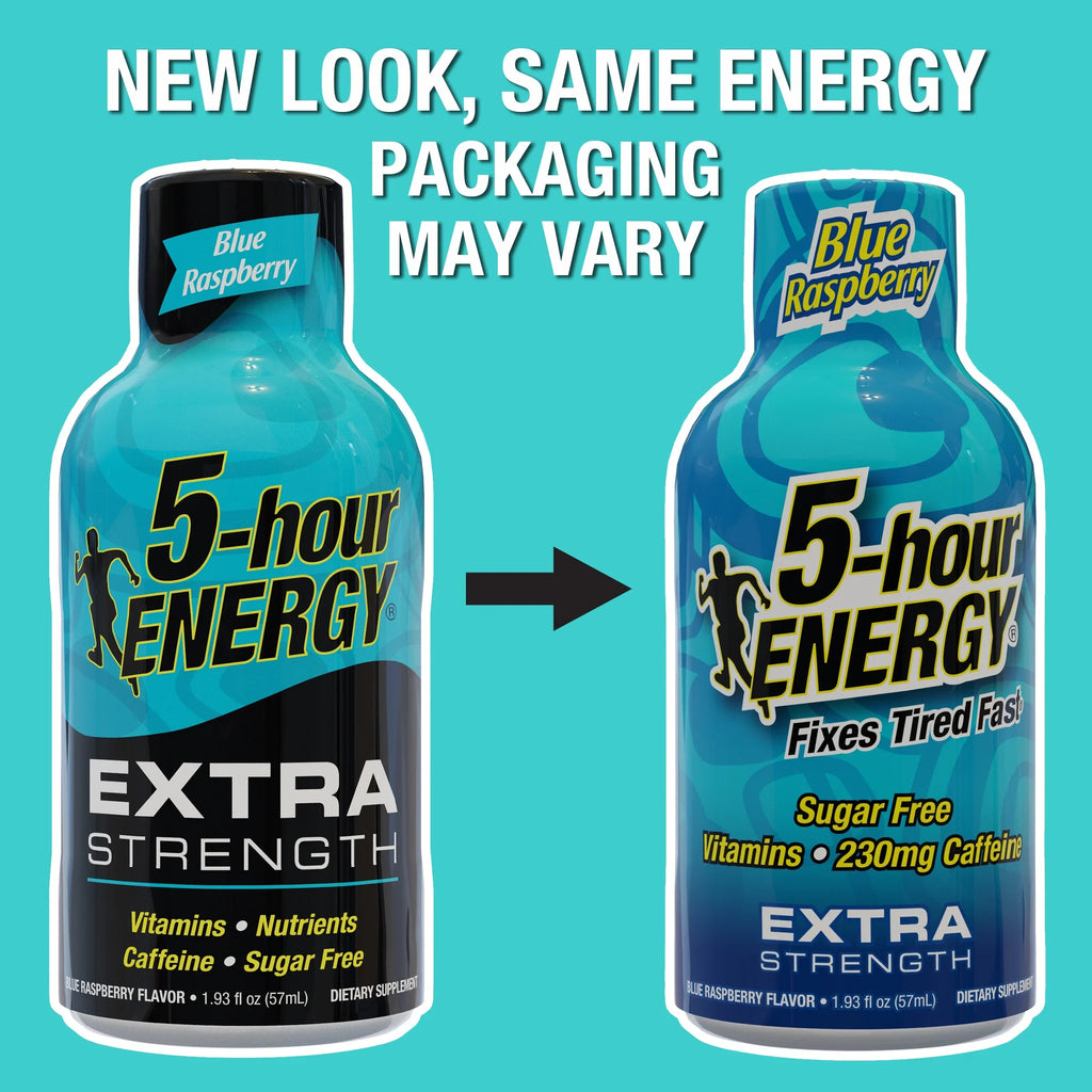 5-hour  Shot, Extra Strength, Blue Raspberry, 12 Count
