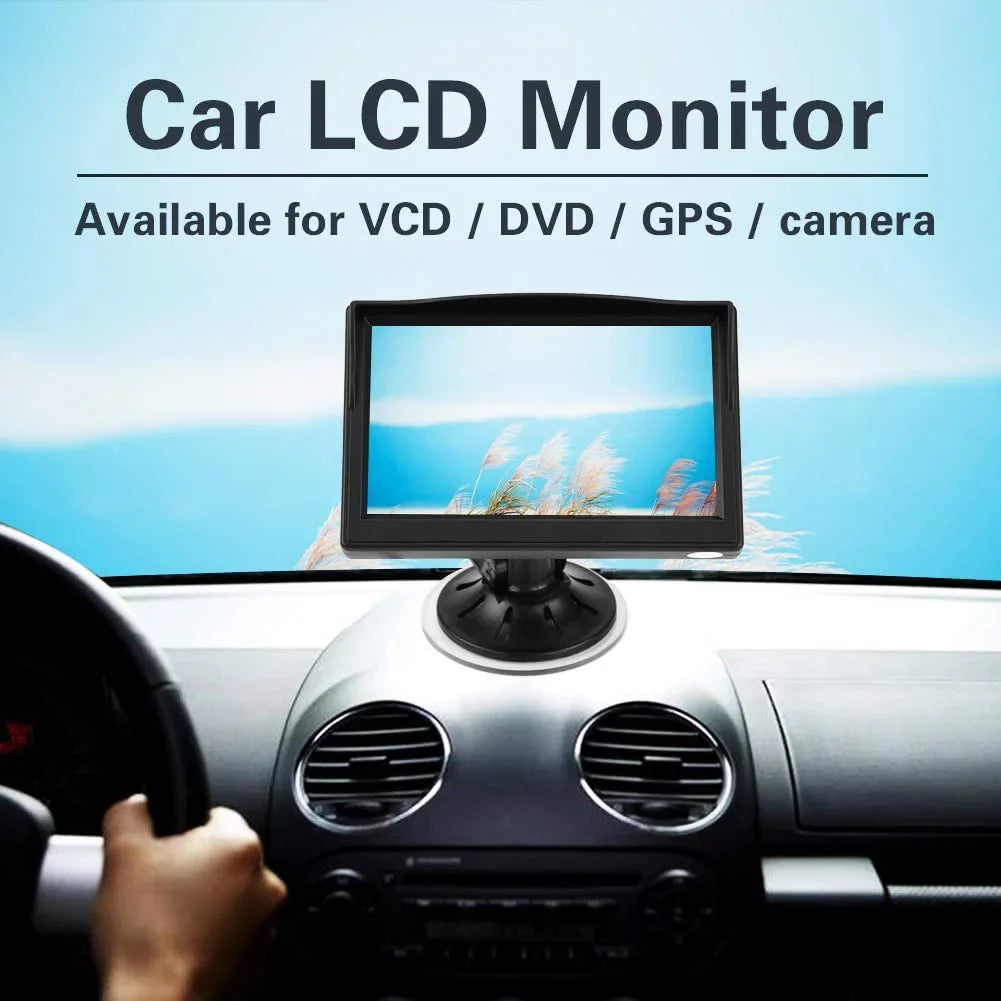 5" Wireless  Rearview Car Backup Camera and Monitor Reverse Assist Kit