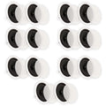 Theater Solutions CS8C In Ceiling 8" Speakers Surround Sound Home Theater 7 Pair Pack 7CS8C