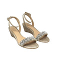 Jewel Badgley Mischka Bellevue Evening Wedge(Size 6 )