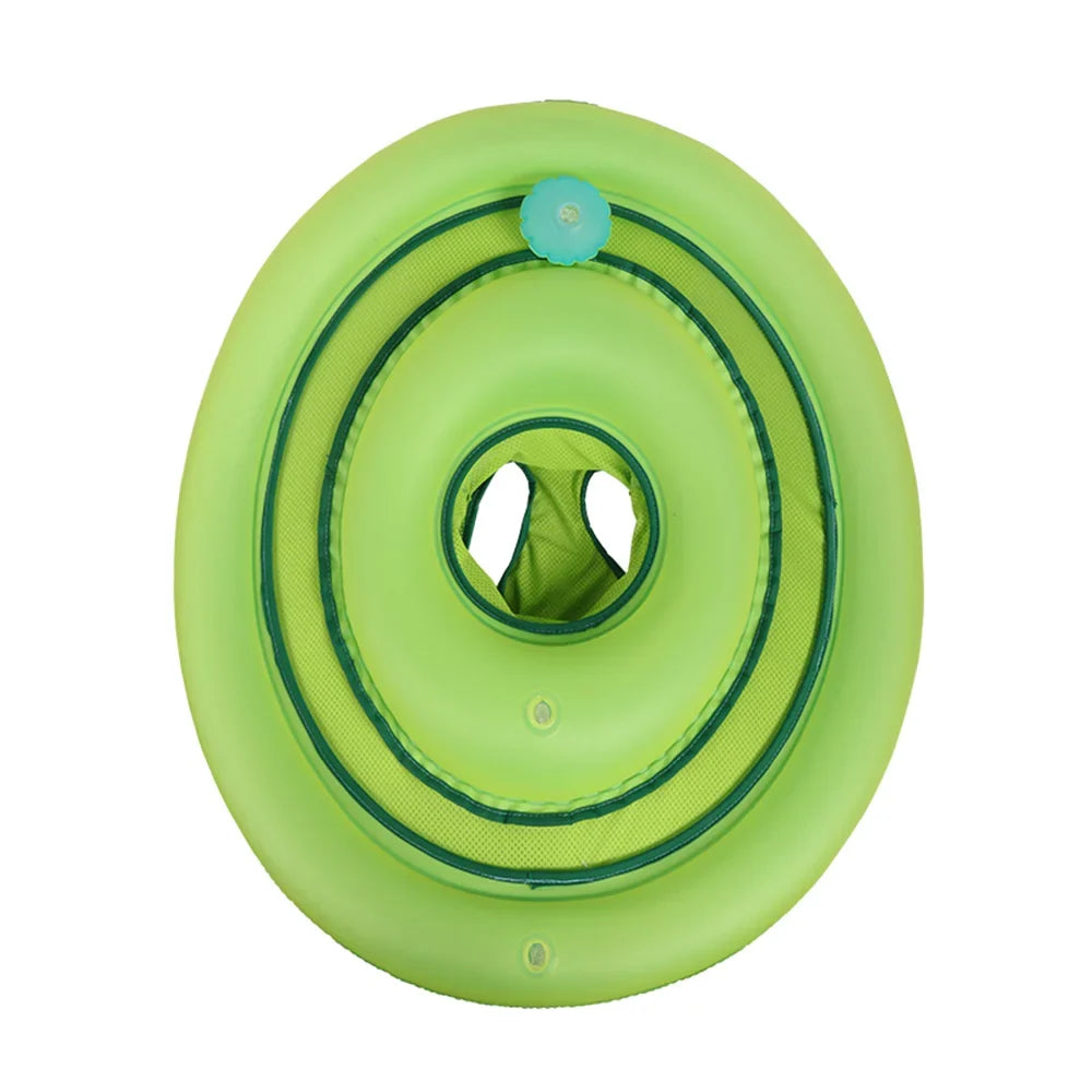 Pool Float with Bottom Seat Detachable Upper Float Inflatable Swim Float Swimming Float Ring Toddler Pool Float for 6-48 Months Boys Girls