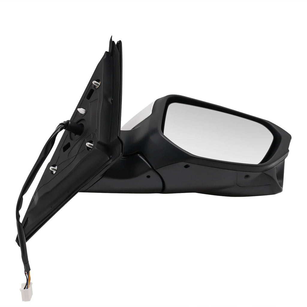 Right Side Mirror Power Heated View Camera Fit 2016-2020 Honda Civic Sedan White