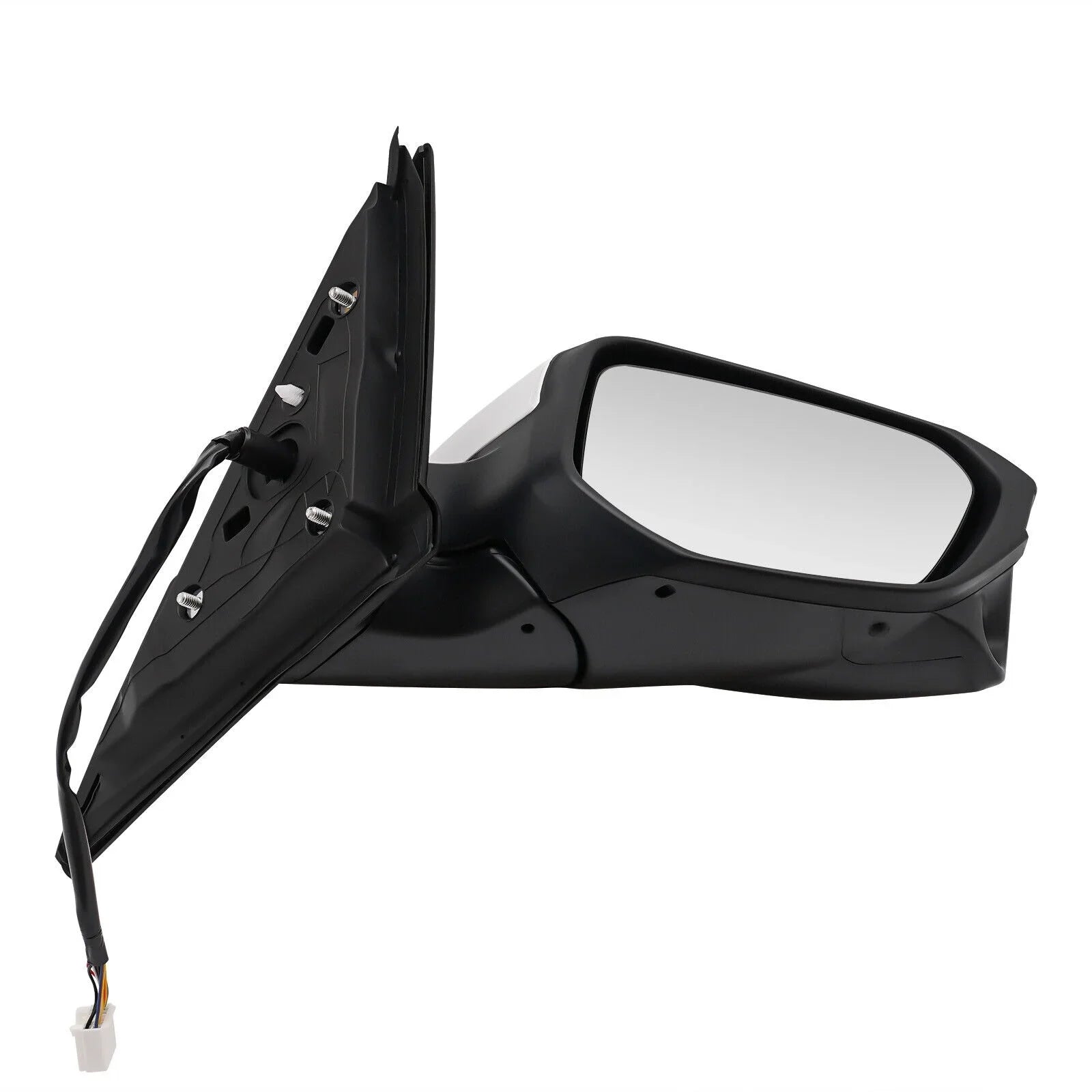 Right Side Mirror Power Heated View Camera Fit 2016-2020 Honda Civic Sedan White