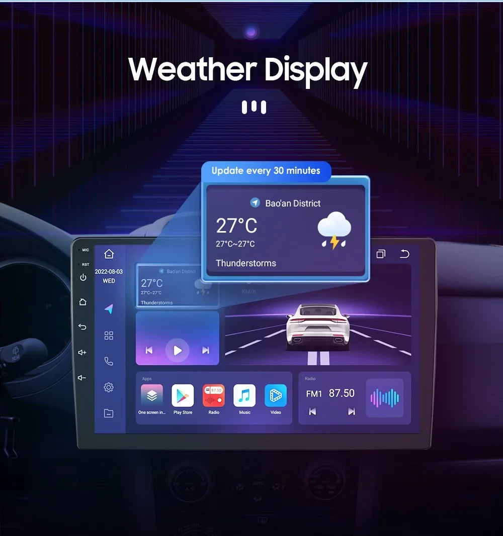 For Subaru Forester Impreza   2008-2014 Android 12  Navigation Wifi 8+128GB  Car Stereo Radio Head Unit Carplay Bluetooth