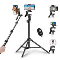 Selfie Stick Tripod Stand Aluminum Alloy 180cm for  Smartphone Camera