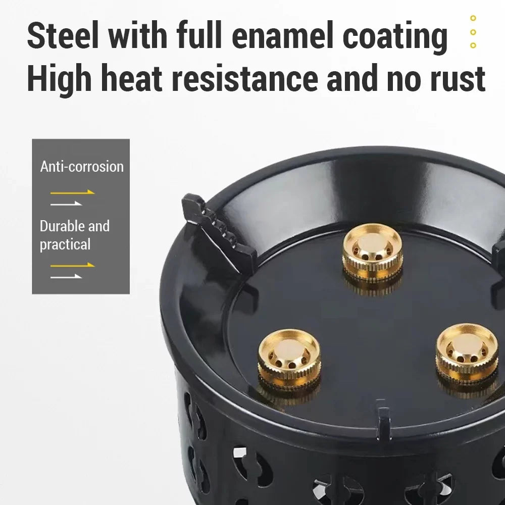 Anself Lightweight Portable Stove Ideal for Camping and Cooking Windproof and Efficient