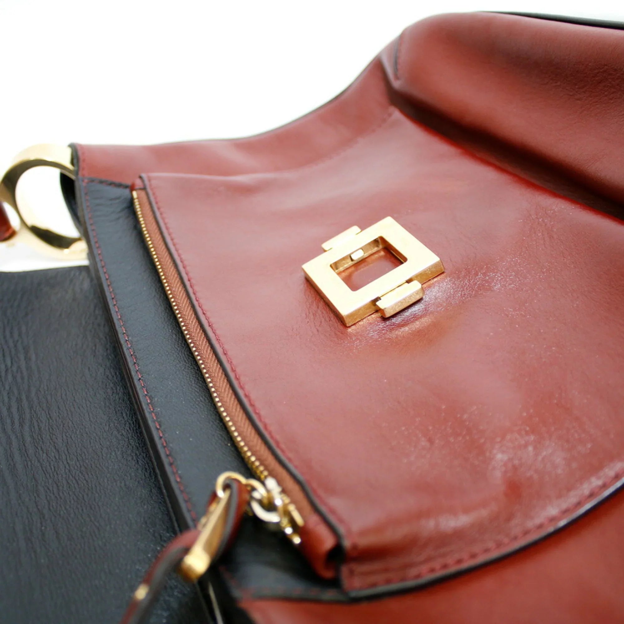 Pre-Owned Chloé Chloe Shoulder Bag Brown Women's Leather (Good)