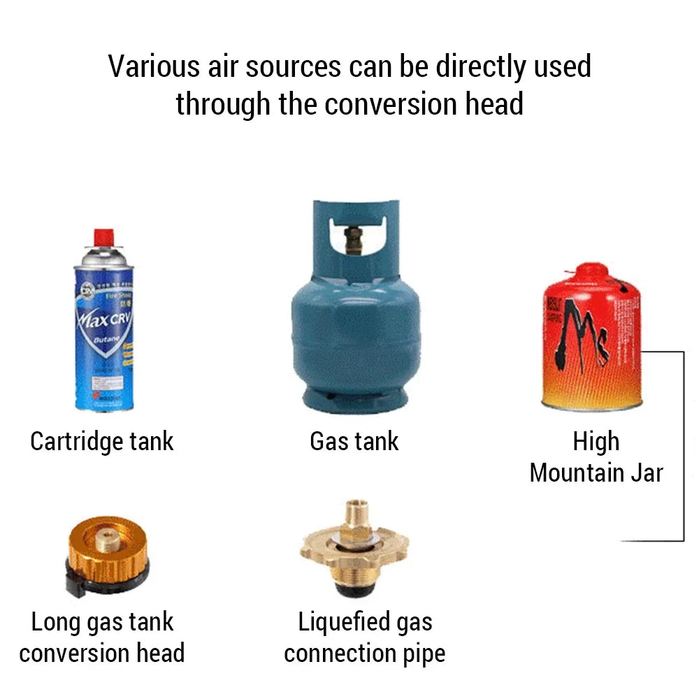 Anself Lightweight Portable Stove Ideal for Camping and Cooking Windproof and Efficient