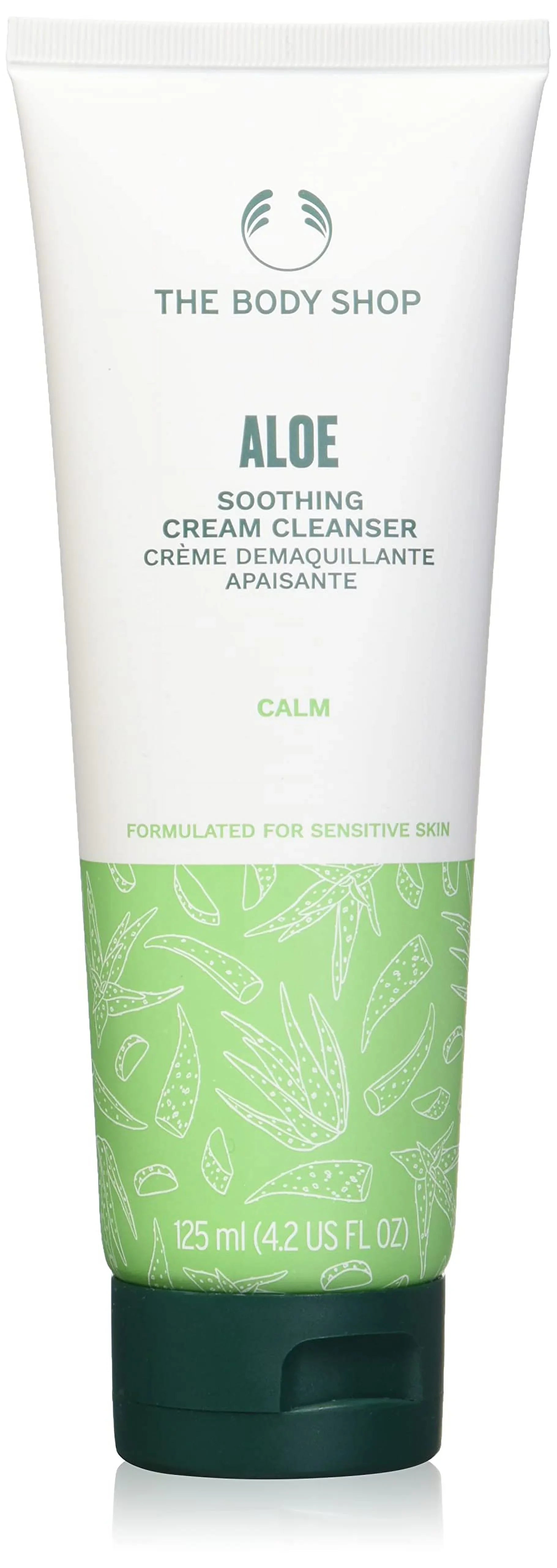 The Body Shop Aloe Vera Cream Cleanser, For Sensitive Skin, Vegan, 125Ml.