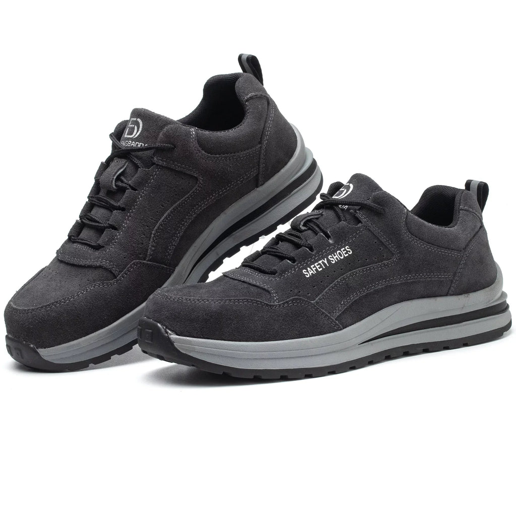 Tanleewa Indestructible Safety Shoes for Men Steel Toe Cap Work Shoe Size Men9.5/Women10.5