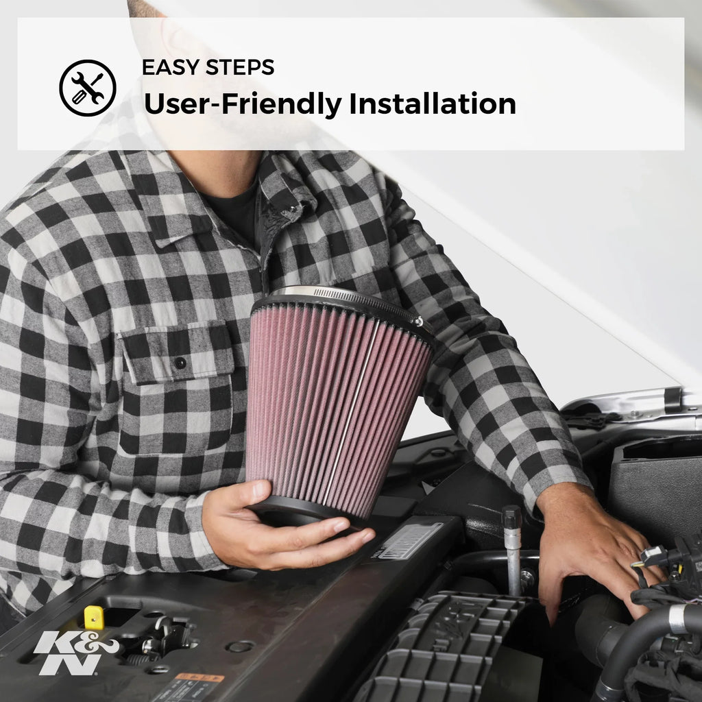 K&N Engine Air Filter: High Performance, Premium, Washable, Industrial Replacement Filter, Heavy Duty: E-3034 Fits select: 2005-2006  , 2005-2006