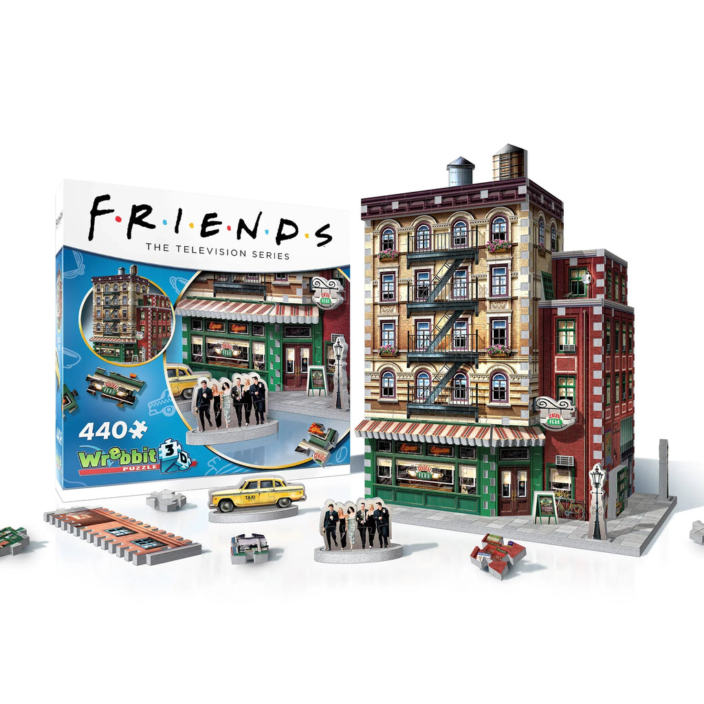 Wrebbit 3D - Friends  Series Central Perk Coffee Shop 440-Piece 3D Jigsaw Puzzle