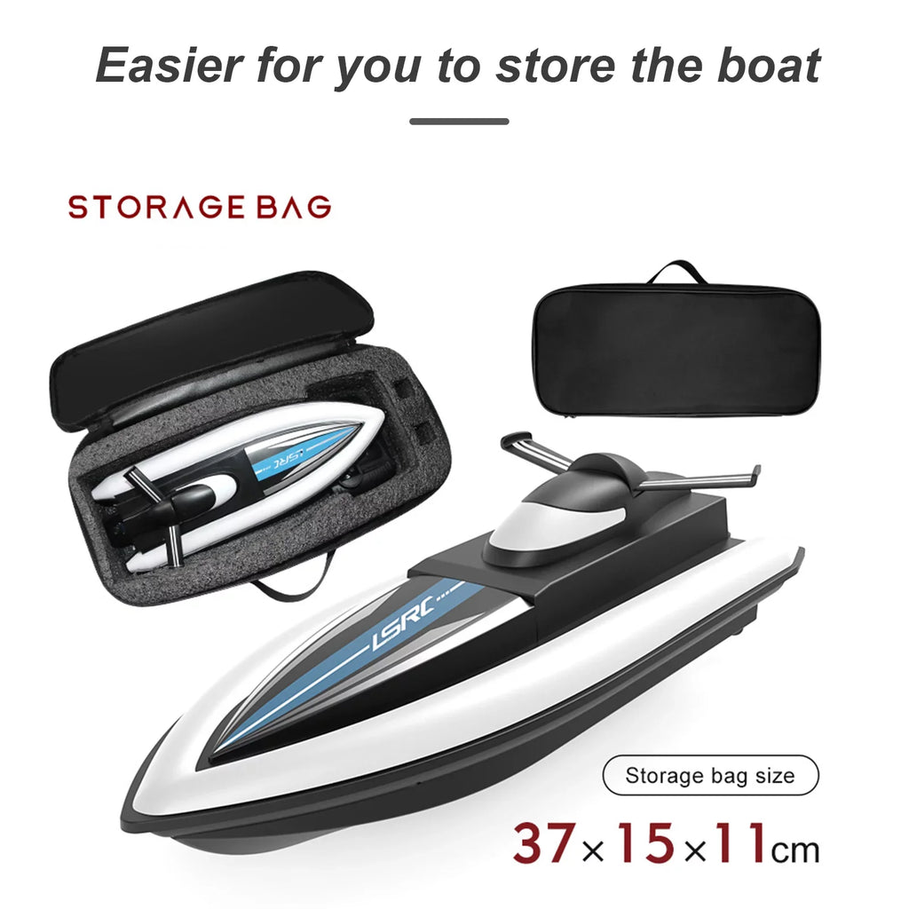 Dcenta  Boat Remote Control Boat Race Boat 2.4GHz Waterproof for Lake Pool Sea Gift for Boys Girls